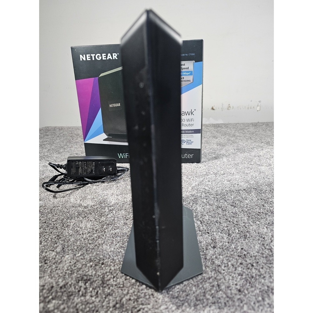 Netgear Nighthawk AC1900 Cable Modem Router Black C7000 WiFi DOCSIS 3.0 ,Tested - Picture 8 of 13